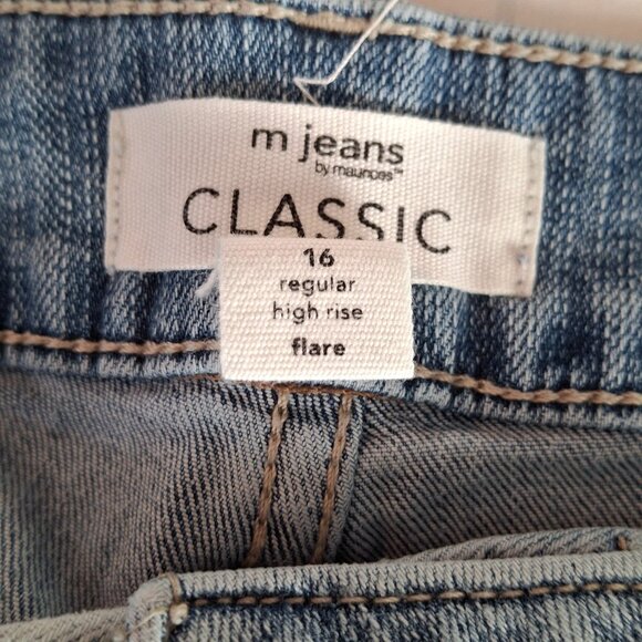 MAURICES Classic M Jeans 16 Flare - Picture 2 of 4